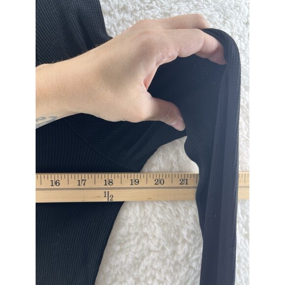 Lauren Moshi Women's XL Shirt Mckinley Chain Evil Eye Fitted Thermal - Picture 5 of 10